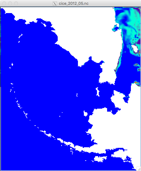 Congelation ice growth in May, fake coupler