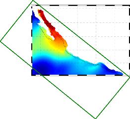 In the uploaded picture there is the default grid and domain; the green rectangle represents the orientation of the grid and domain I would like to have.